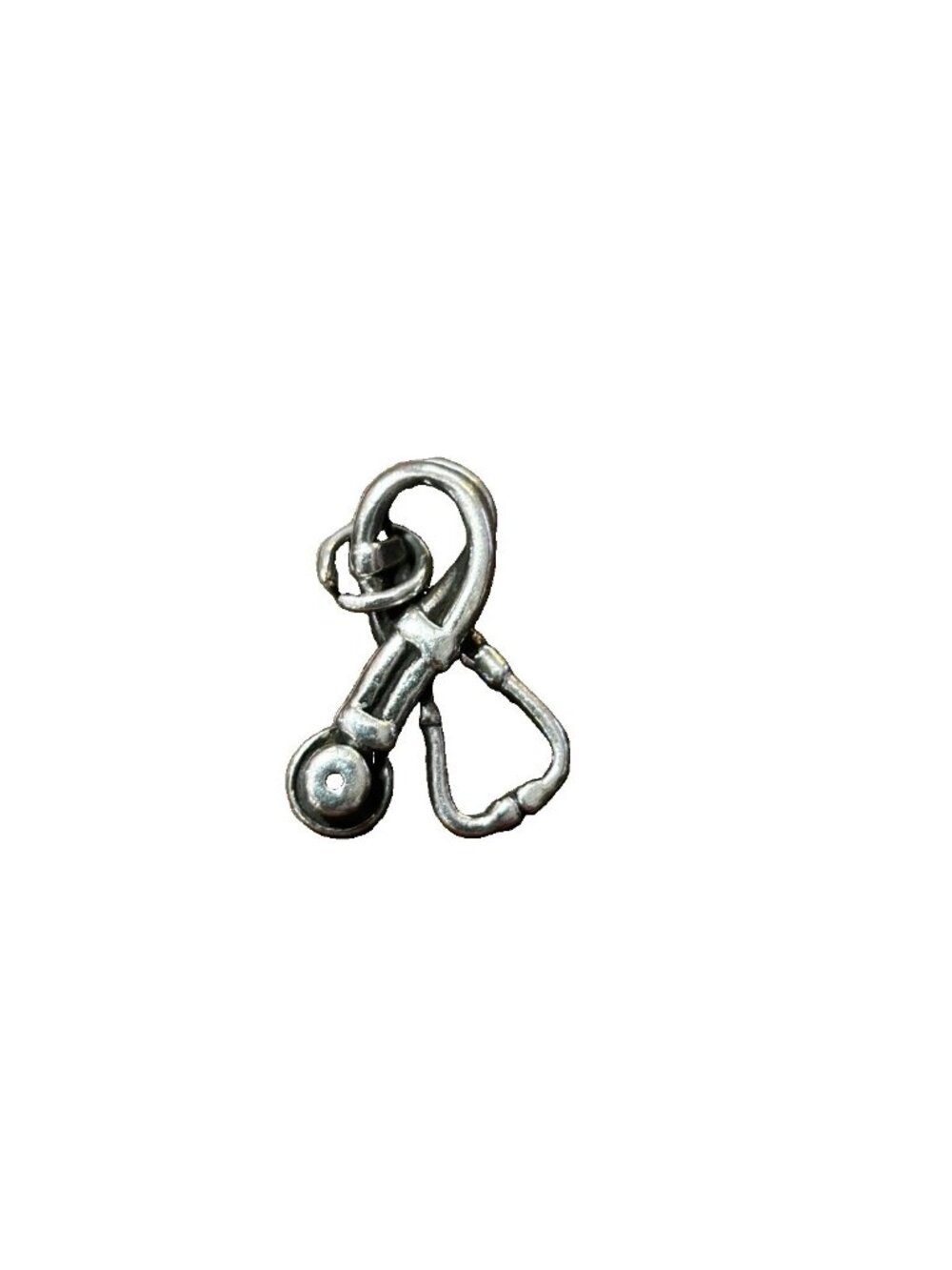 James Avery Stethoscope Nurse Doctor Charm Retired Sterling Silver